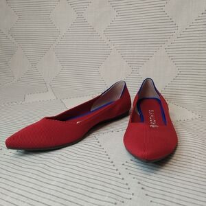 Rothy's Red and Blue Flats